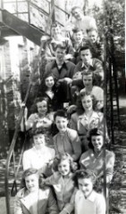 Moms photo club Betty Busch;Flo Disch;Sachsteder;Ed Alexander;Dale Chaney;Lura Berger;Louie Sander;Mary Mc Carmichle;Dick Williamson;Marilyn Middleton;Bob Guerra;Bette Lee Fox;Julia Kish